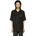 Alexander Wang Black Silk Dragon Shirt