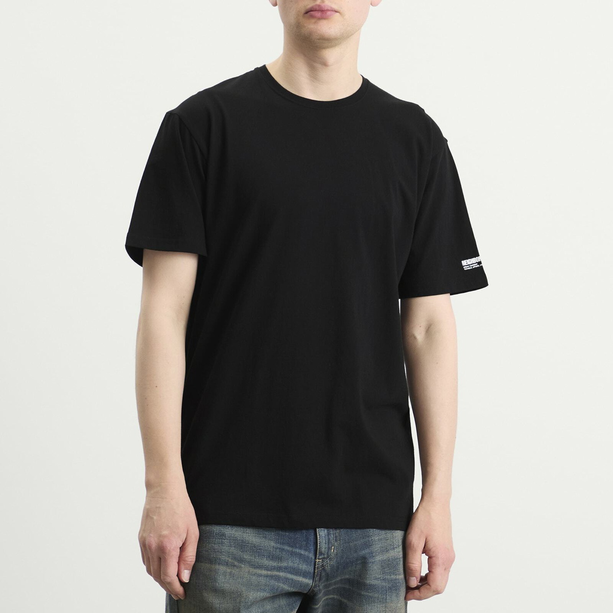 Neighborhood Men's Classic 2-Pack T-Shirts in Black