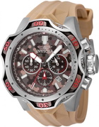 Invicta Venom Date Chronograph GMT Quartz Brown Dial Mens Watch 47761