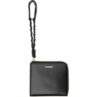 Jil Sander Black Tangle Card Holder