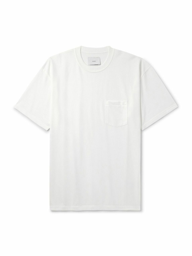 Photo: ssstein - Oversized Cotton-Jersey T-Shirt - White