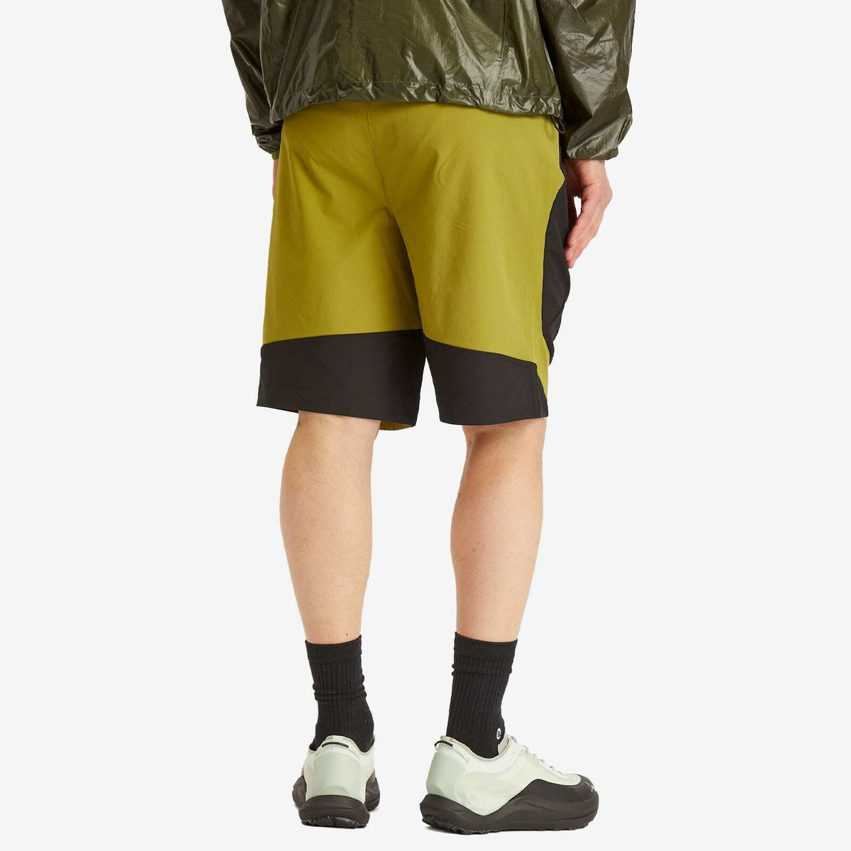 Purple Mountain Observatory Men's Terrain Shorts in Black/Olive