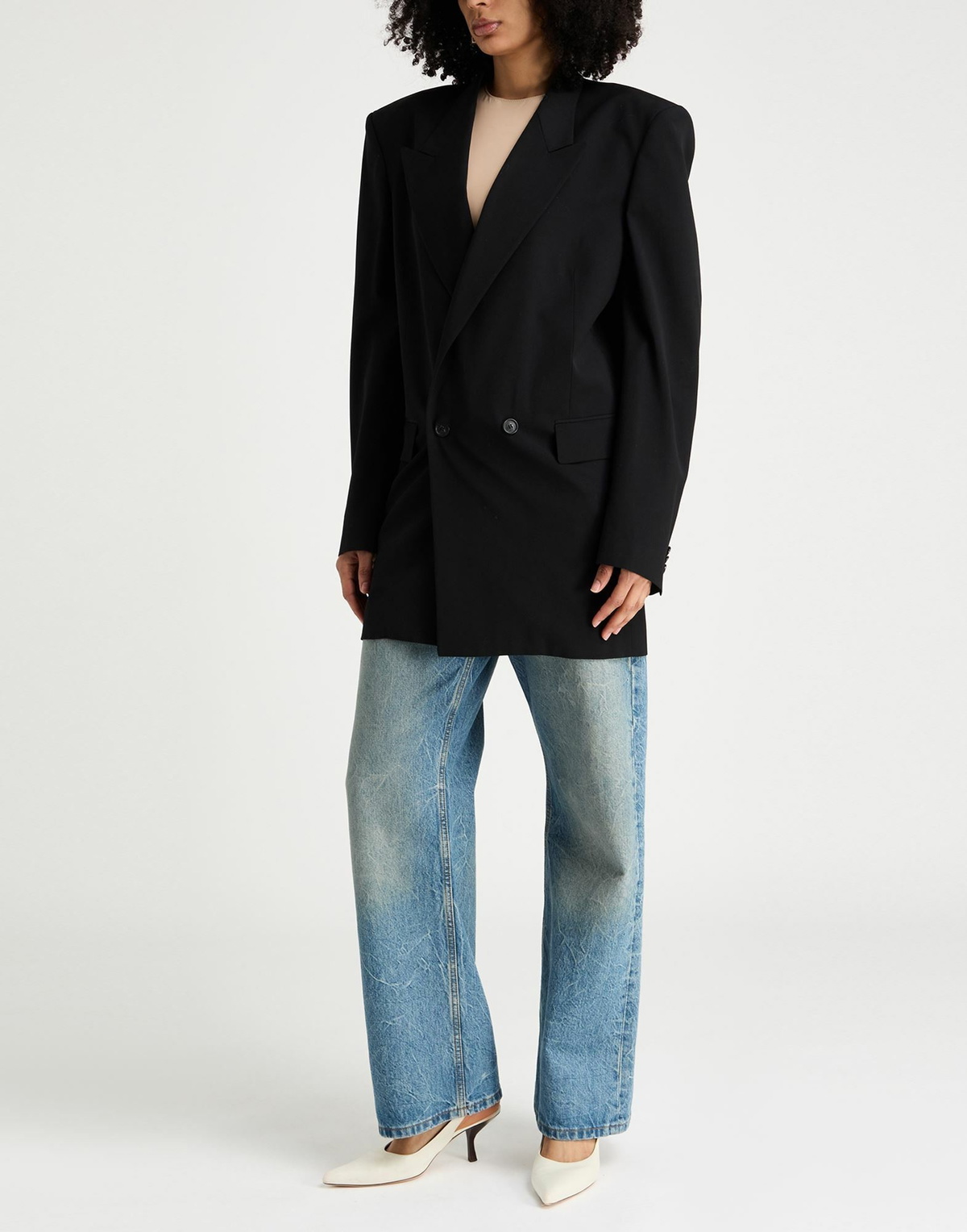 Mm6 Maison Margiela Womens Blazer in Black