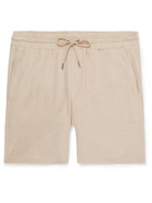 NN07 - Cameron Slim-Fit Cotton-Terry Drawstring Shorts - Neutrals