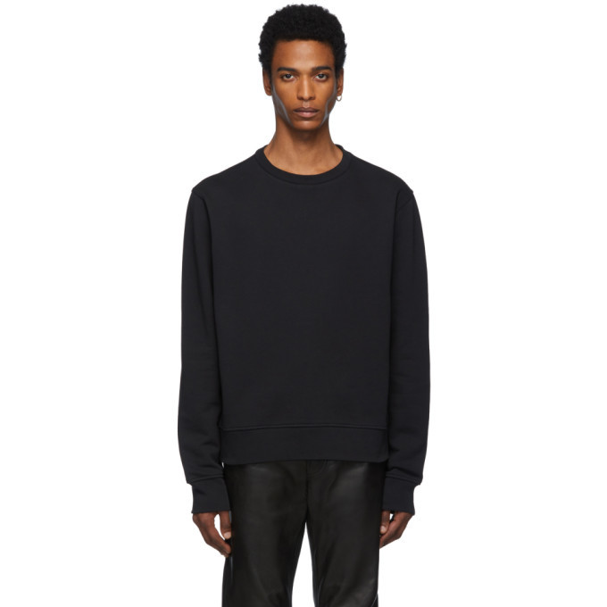 Photo: Maison Margiela Black Decortique Elbow Patch Sweatshirt