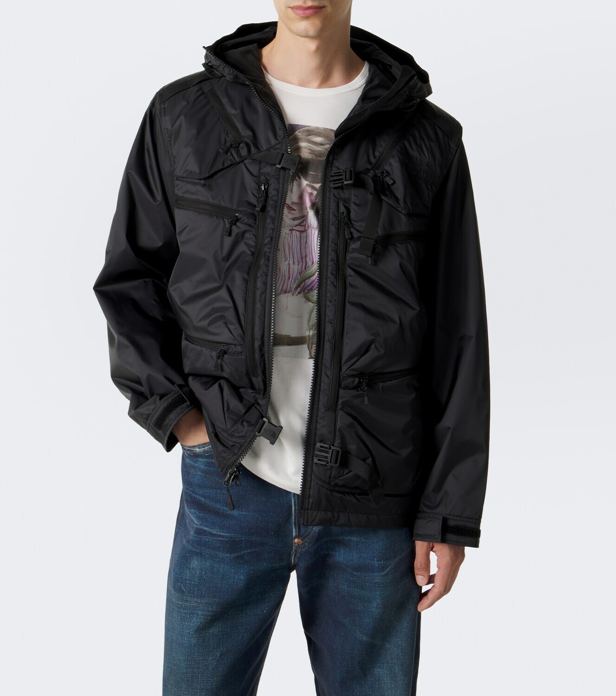 Junya Watanabe x The North Face hooded technical jacket