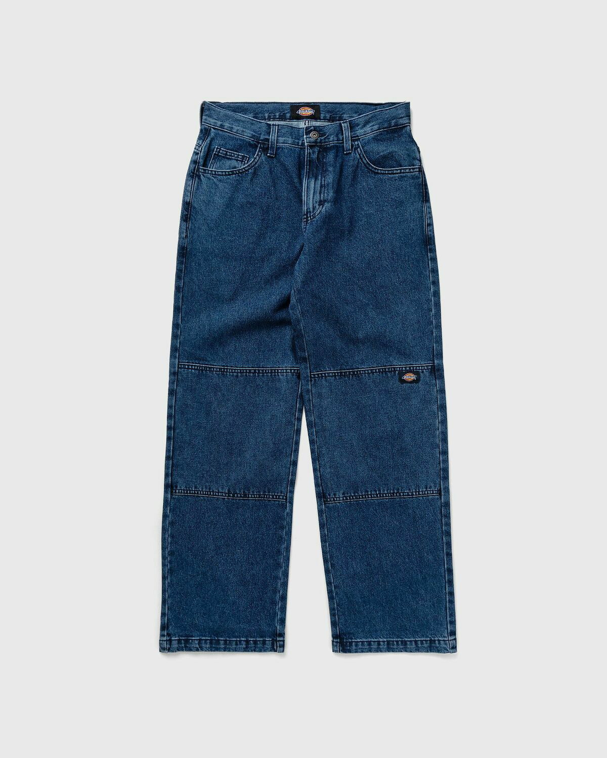 ☆Dickies☆ Double Knee Carpenter Denim Pants Vintage Blue D Dickies Mens Loose Fit Double Knee Jeans Stonewashed Vintage