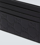 Gucci GG Emblem leather card holder