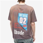 Rhude Men's 02 T-Shirt in Vintage/Grey