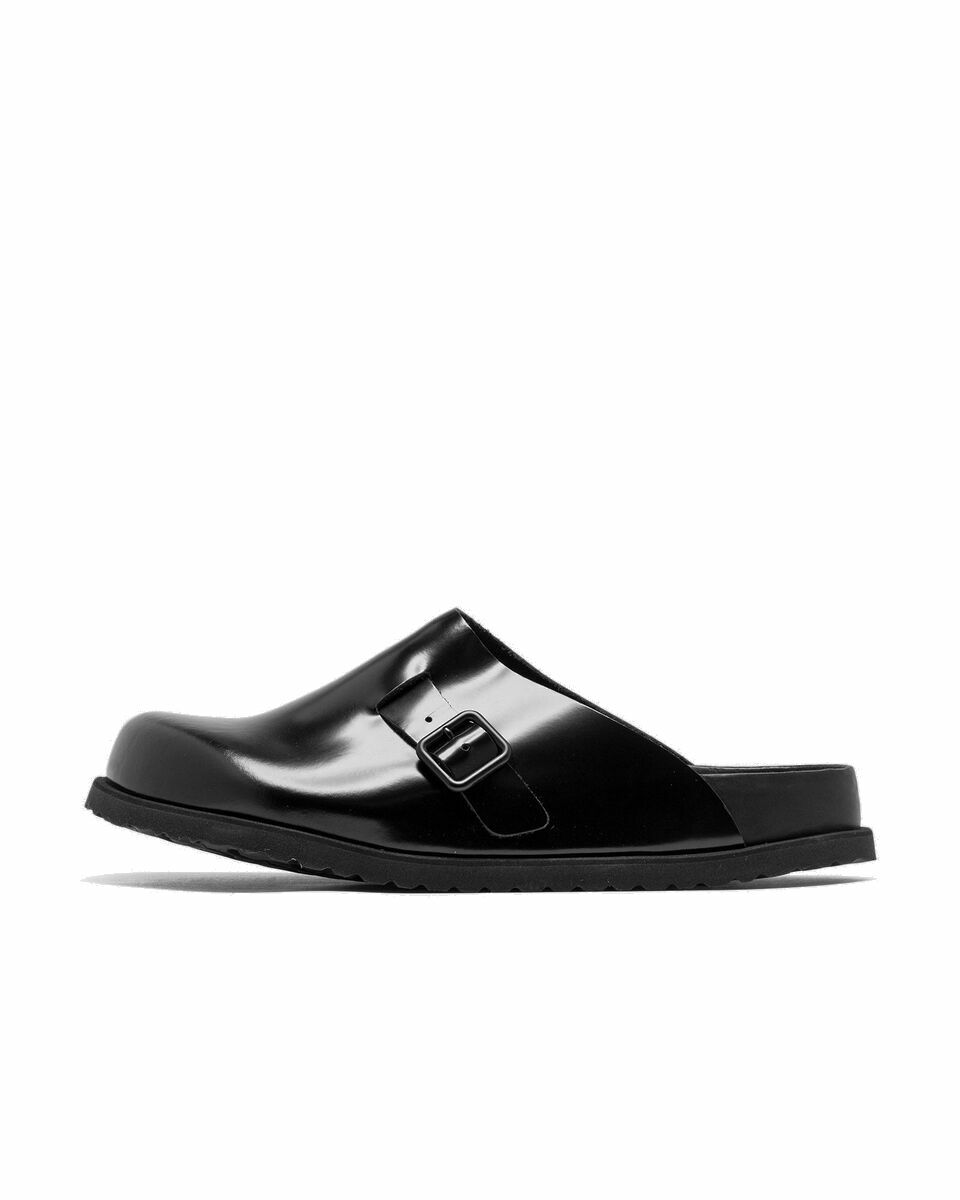 Photo: Birkenstock 1774 33 Dougal Shiny Leather Black - Mens - Sandals & Slides