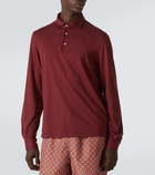 Fedeli Zero cotton jersey polo shirt
