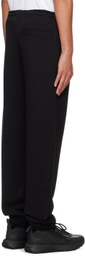 Hugo Black Logo-Bonded Sweatpants