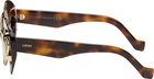 LOEWE Brown Cateye Double Frame Sunglasses
