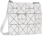 BAO BAO ISSEY MIYAKE White Font Crossbody Bag