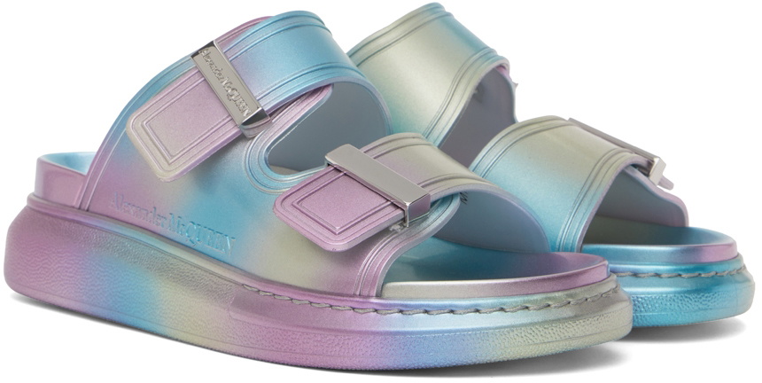 【関税&送料込】Alexander Mcqueen Oversize Hybrid Sandal Alexander McQueen Men's Transparent Hybrid Sandal in Khaki