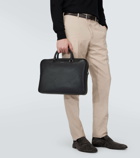 Zegna Edgy leather briefcase
