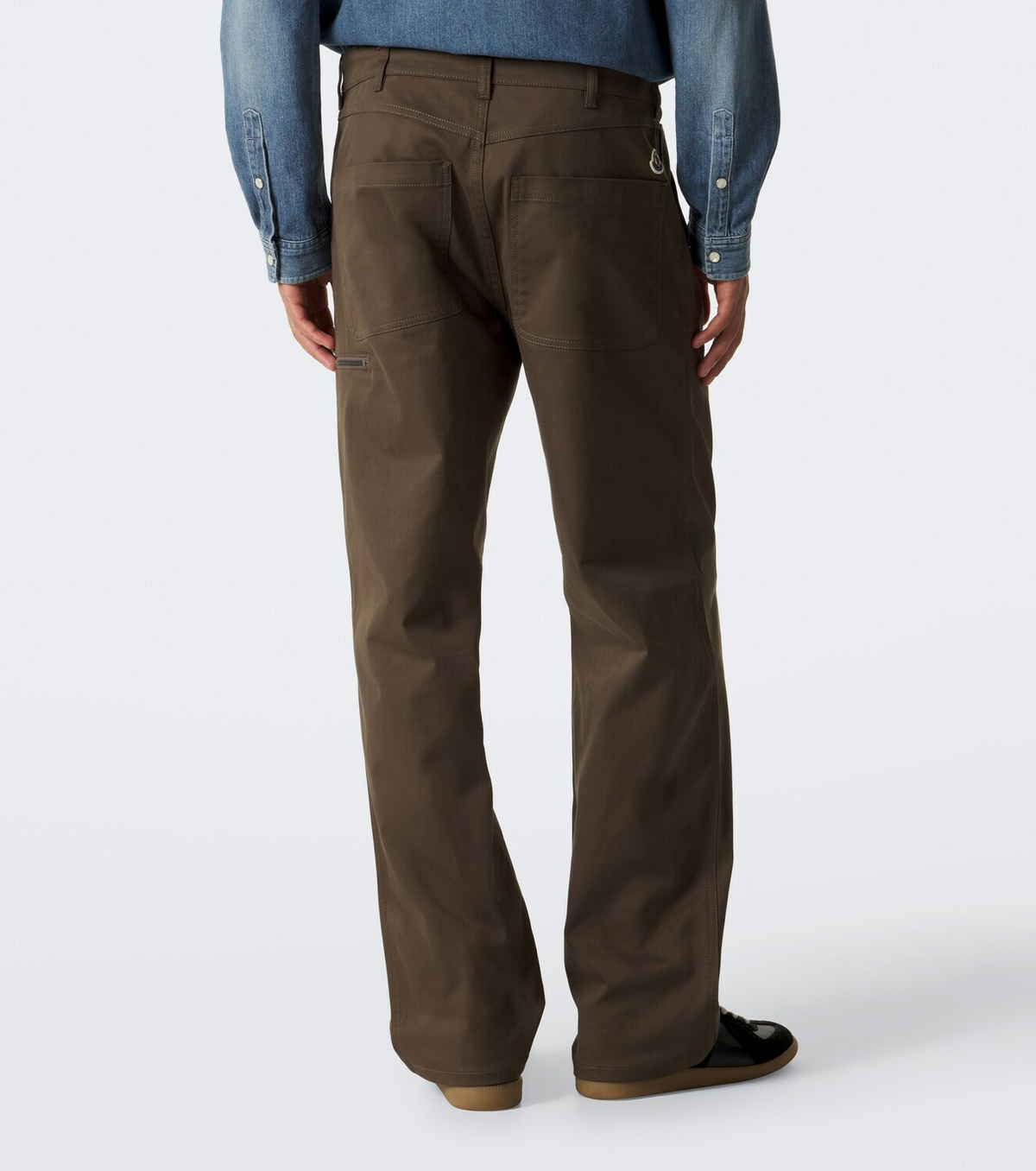 Moncler Cotton-blend straight pants
