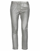 Manila Grace Womens Pants in Grey