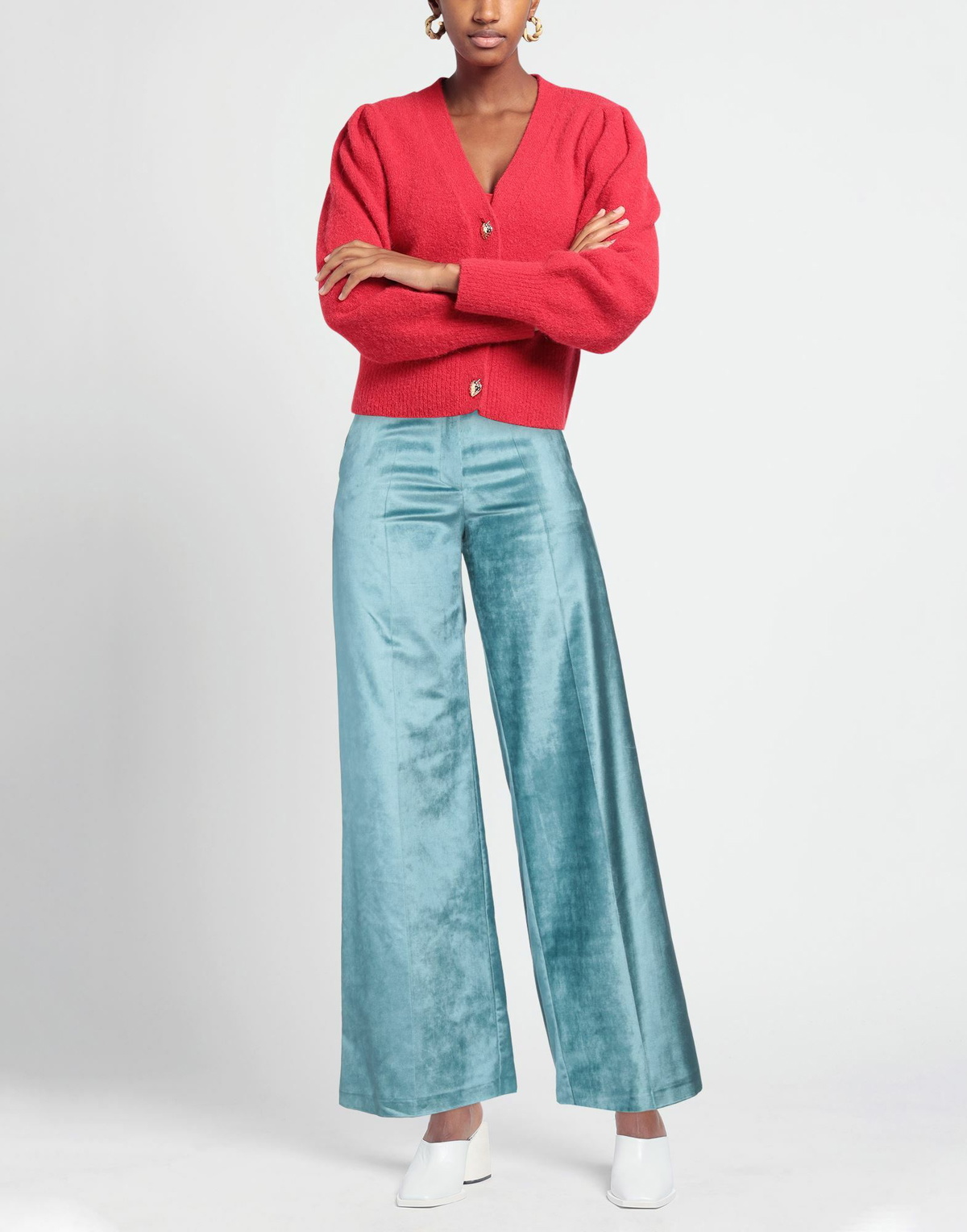 Jucca Womens Pants Turquoise