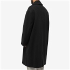 Studio Nicholson Men's Wain Wool Overcoat in Black