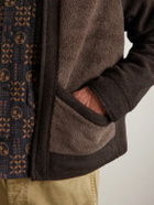 RRL - Fleece-Panelled Wool-Blend Jacket - Brown