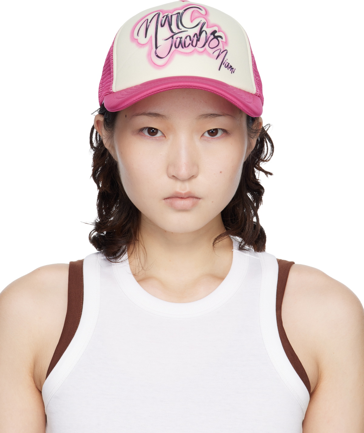 Marc Jacobs Black Heaven by Marc Jacobs Crazy Daisy Cap Marc Jacobs