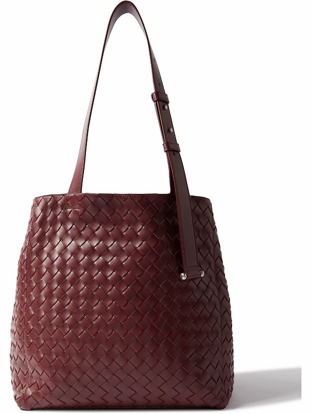 Photo: Bottega Veneta - Avenue B. Intrecciato Leather Tote Bag