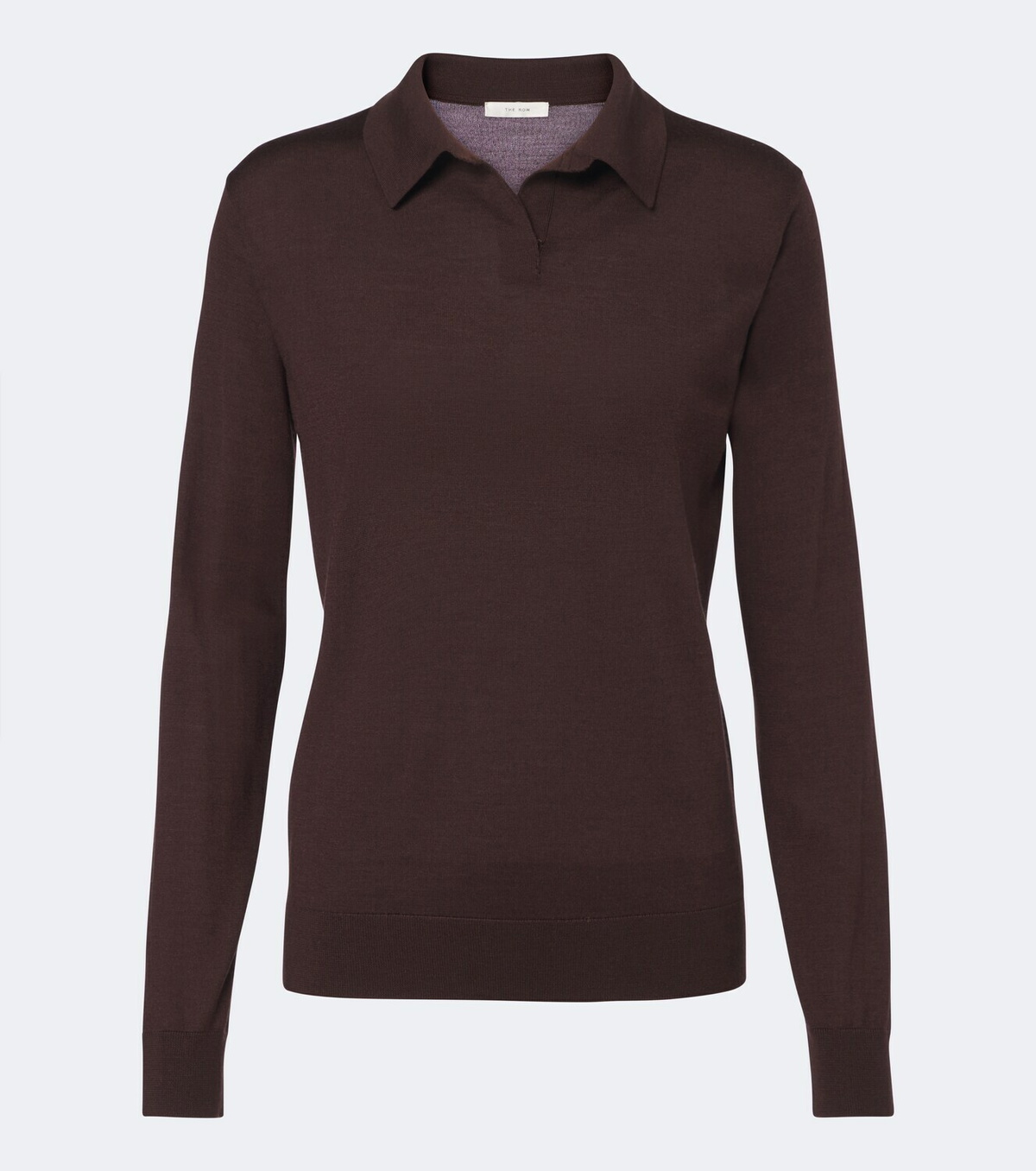 The Row Pauli wool and silk polo sweater