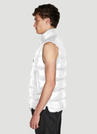 Tibb Sleeveless Jacket in White