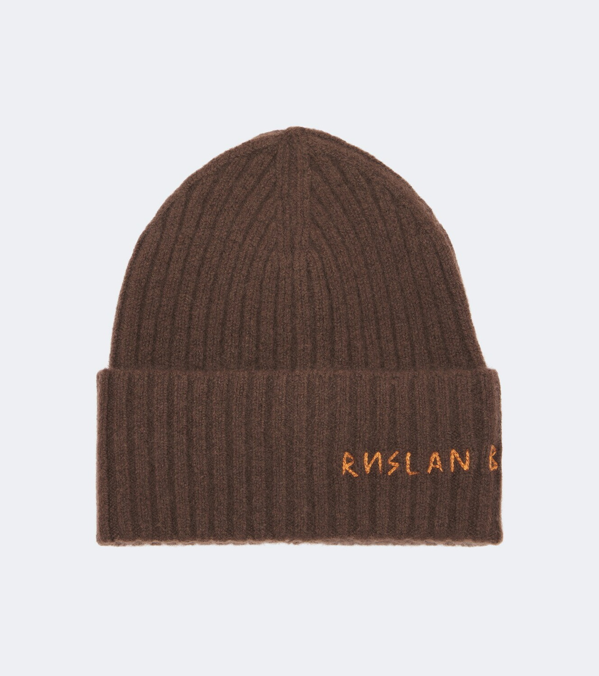 Ruslan Baginskiy Logo ribbed-knit cashmere beanie