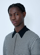 Jil Sander Houndstooth Zip-Up Shirt