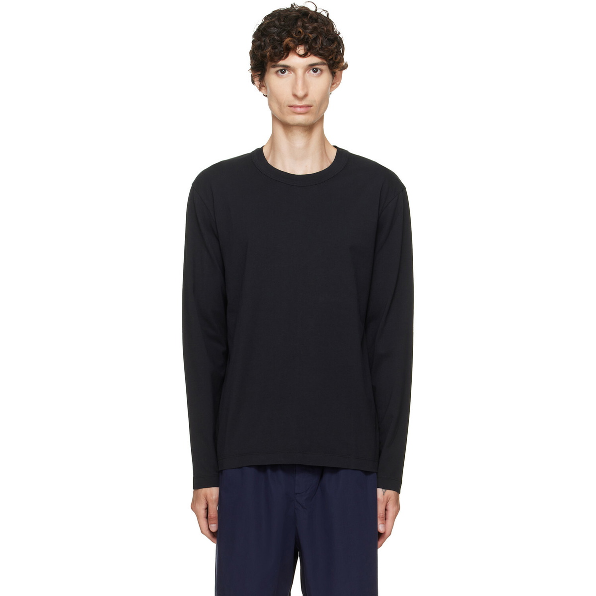 Tekla Black Long-Sleeved T-shirt