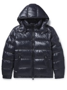 MONCLER - Maya Quilted Shell Down Hooded Jacket - Blue - 3