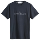 Stone Island Men's Logo T-Shirt in Navy Blue