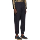 Needles Navy and Red Dry Side Line Lounge Pants
