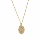 Miansai Men's Mini Dove Pendant Necklace in Gold