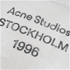 Acne Studios Men's Edden 1996 Long Sleeve T-Shirt in Optic White