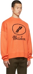 We11done Jacquard Logo Sweater