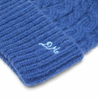 Damson Madder Women's Cable Knit Beanie in Cobalt 