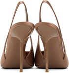 Paris Texas Tan Lidia Slingback Heels