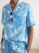 Vilebrequin - 3.Paradis Chelly Printed Camp-Collar Linen Shirt - Blue