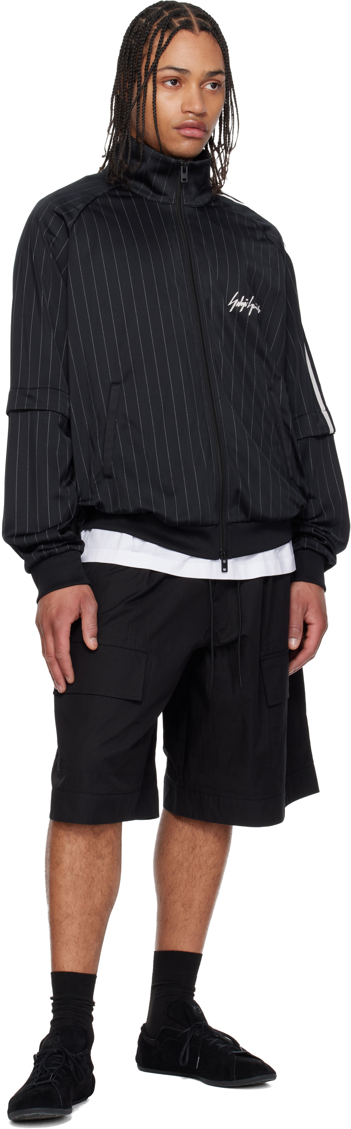 Y-3 Black Basketball Track Jacket