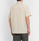 Nanushka - Adam Striped Cotton-Blend Shirt - Neutrals