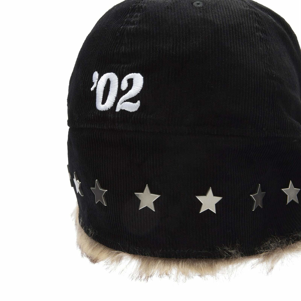 TwoJeys x New Era 59Fifty Downflap Cap in Corduroy Black