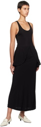 BITE Black Petal Maxi Dress