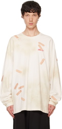 doublet White Bandage Embroidery Long-Sleeve T-Shirt