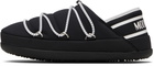 Moon Boot Black Icon Slipper Loafers
