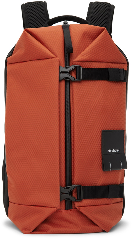 Photo: Côte&Ciel Orange Yukon Backpack
