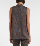 Etro Paisley jacquard vest
