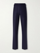 Dunhill - Tapered Wool Trousers - Blue